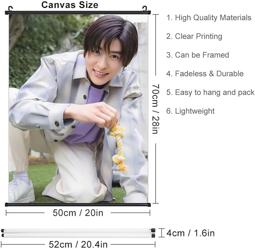 Amazon.co.jp: 目黒蓮 ポスター 掛け画 タペストリー 壁飾り 装飾用品