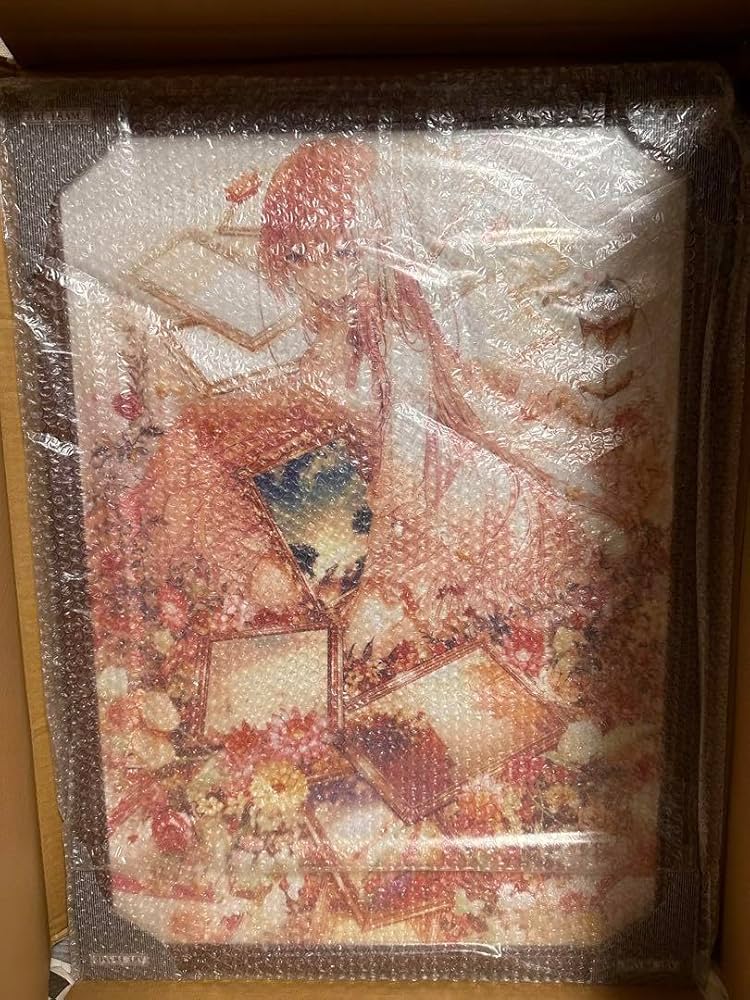 Amazon.co.jp: 和武はざの 絵師100人展12 額入り複製原画 貴方の道が