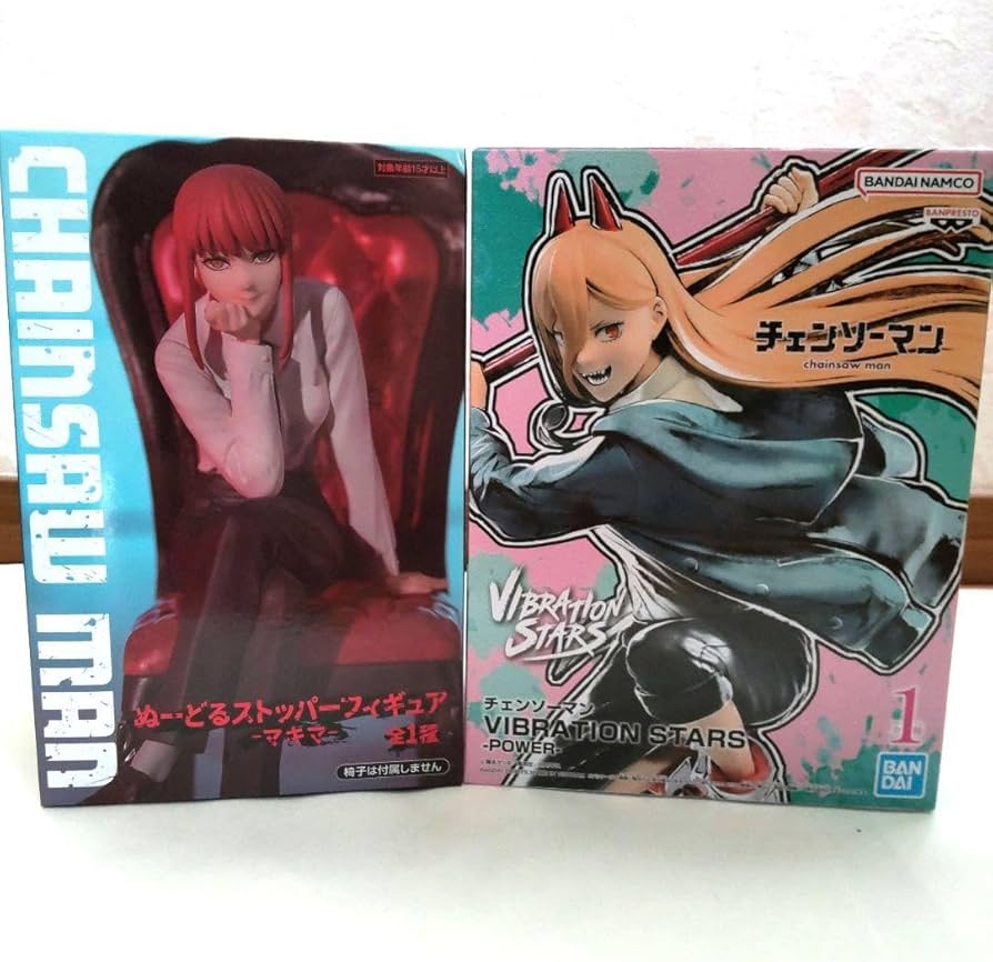 Amazon.co.jp: チェンソーマン マキマパワー フィギュアセット : おもちゃ
