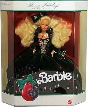 Amazon.com: Happy Holidays Barbie Doll Special Edition (1991