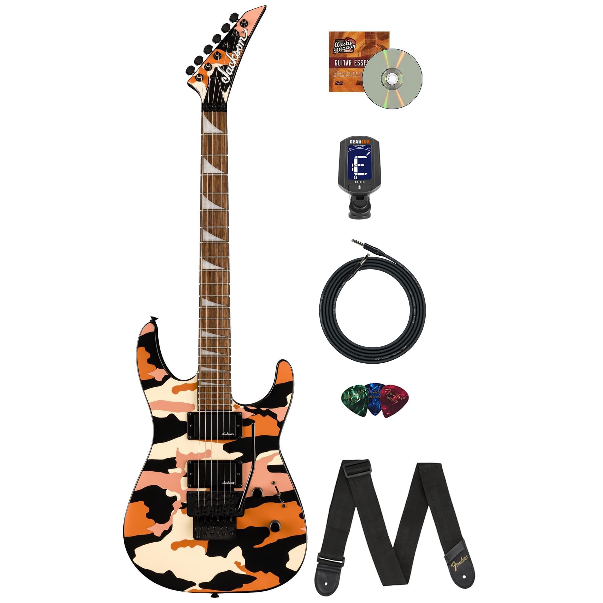 Amazon.com: Jackson X Series Soloist SLX DX Butterscotch Camo