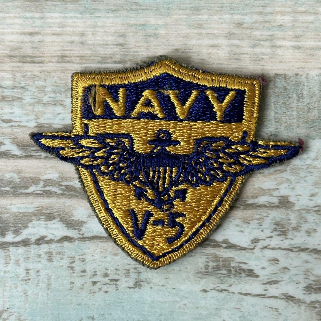 Amazon.co.jp: US NAVY USN 海軍 ワッペン V-5 ウイングエンブレム