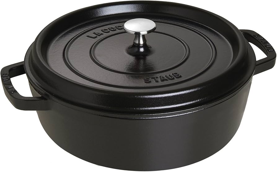 Amazon｜[ストウブ] staub シャロー ラウンド ココット 26cm ブラック