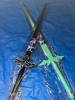 Amazon.co.jp: ソードアートオンライン風 キリト 夜空の剣 ユージオ 青