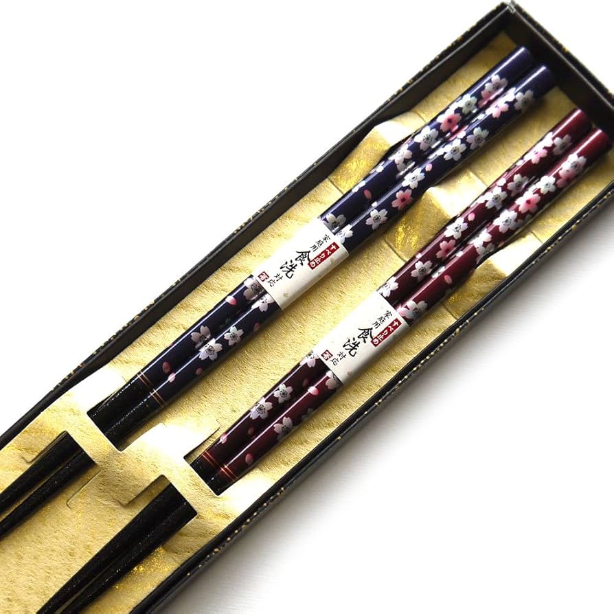 Amazon｜若狭塗箸 夫婦箸 2本セット 化粧箱入り 若狭塗箸 食洗機対応