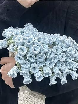 Amazon｜バラ花束ブランケット、花の花束ブランケット手作り、かぎ針