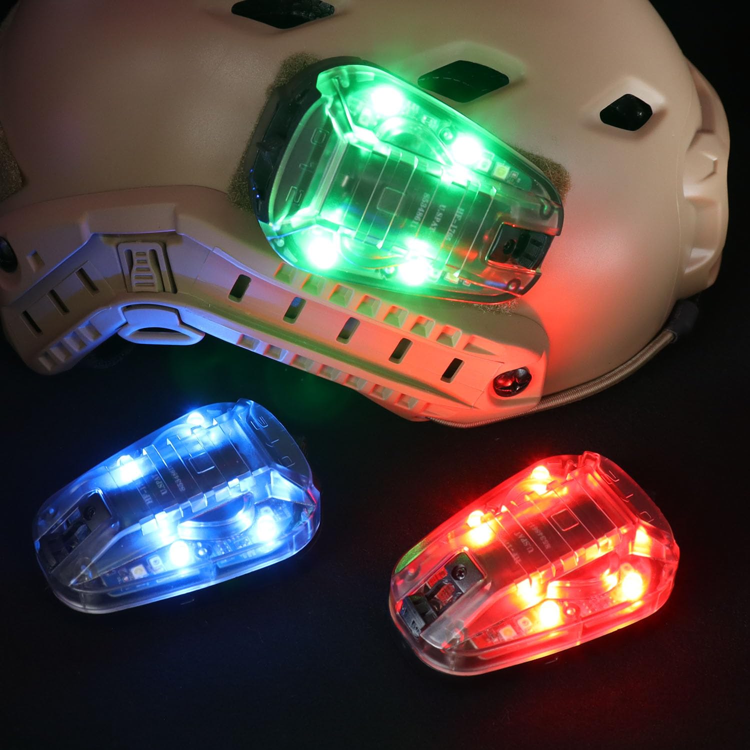 Amazon.co.jp: LThyzszb タクティカルヘルメットライト シグナルライト