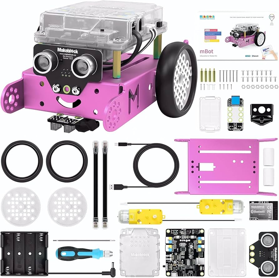 Amazon.com: Makeblock mBot Pink Robot Kit with Wireless Bluetooth