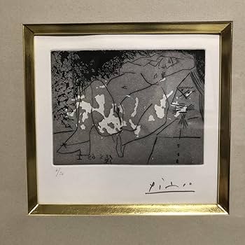 Amazon.co.jp: Picasso 347シリーズ エッチング ED 直筆サイン入り