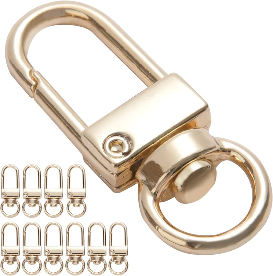 Amazon.co.jp: キーホルダー 金具 キーホルダーパーツ 10個入