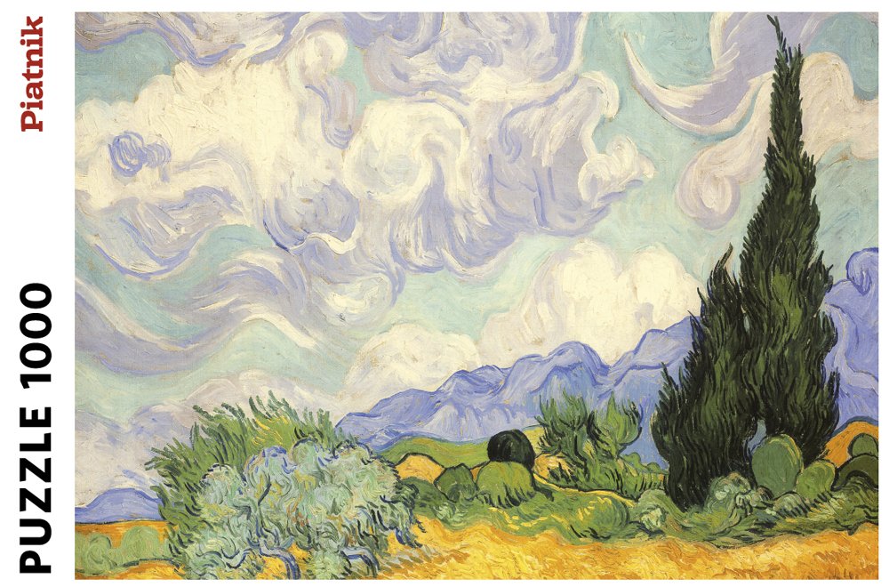 Amazon.co.jp: 1000ピース ジグソーパズル Piatnik ゴッホ 糸杉のある
