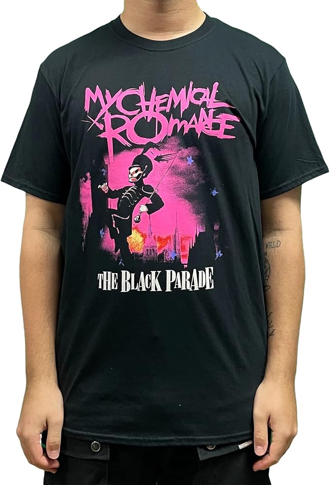 Amazon | My Chemical Romance T Shirt ブラック Parade March Band