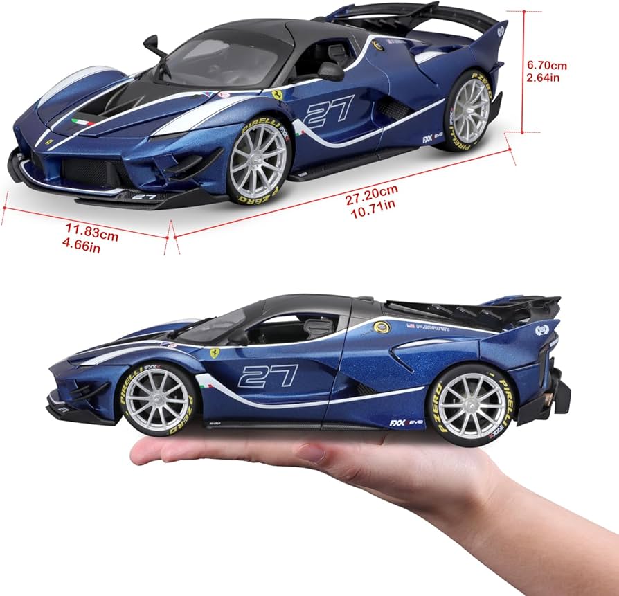 1:64 フェラーリFXXK EVO エンジンフード開閉 1/399 1:64 フェラーリ