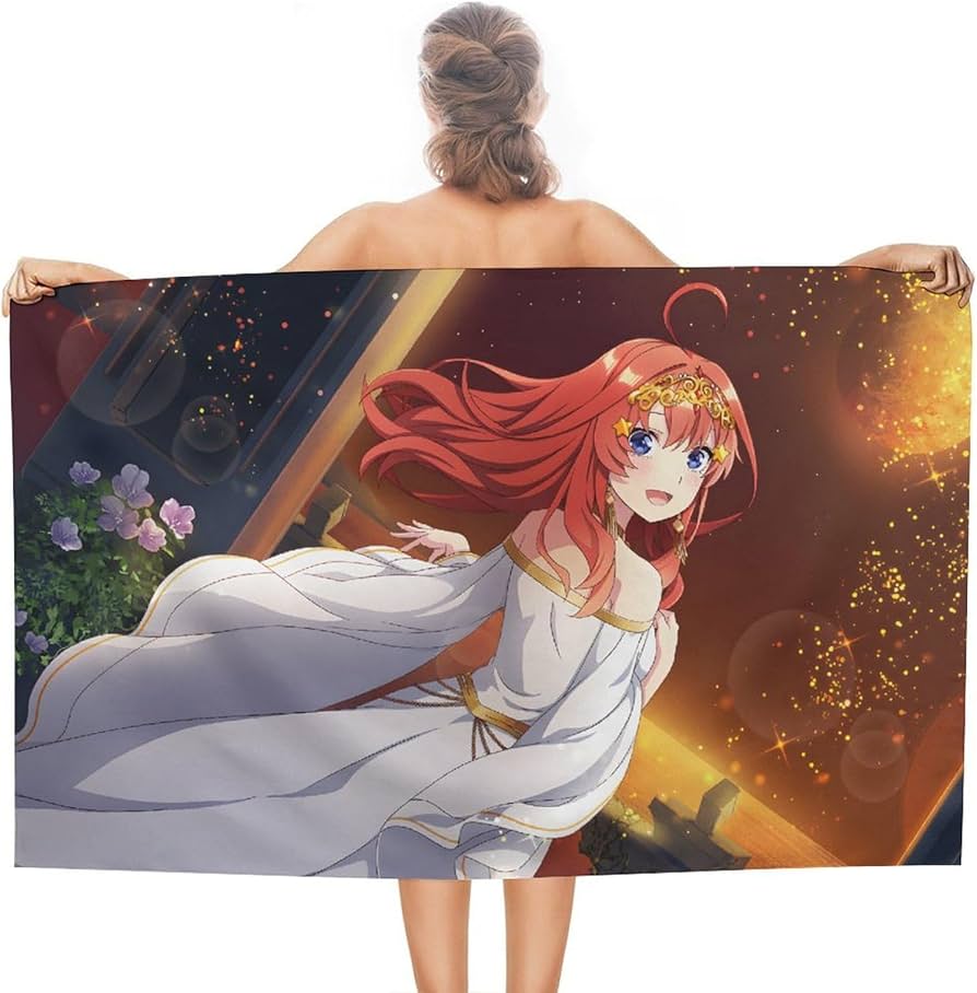 Amazon.co.jp: 五等分の花嫁 中野 五月 ビーチタオル 大判 速乾性