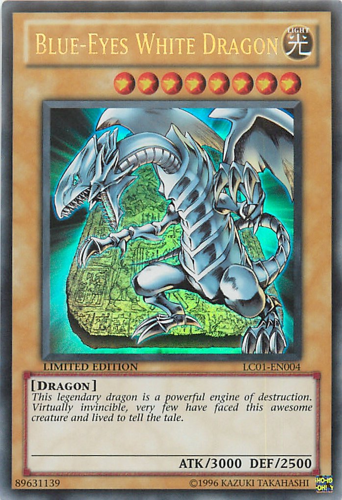 Amazon.co.jp: 遊戯王 英語版 Blue-Eyes White Dragon (LC01-EN004