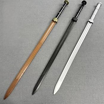 Amazon | ZorTery 中国風木剣 竹刀 居合刀 木刀 漢剣 鍛錬刀 唐刀 竹製