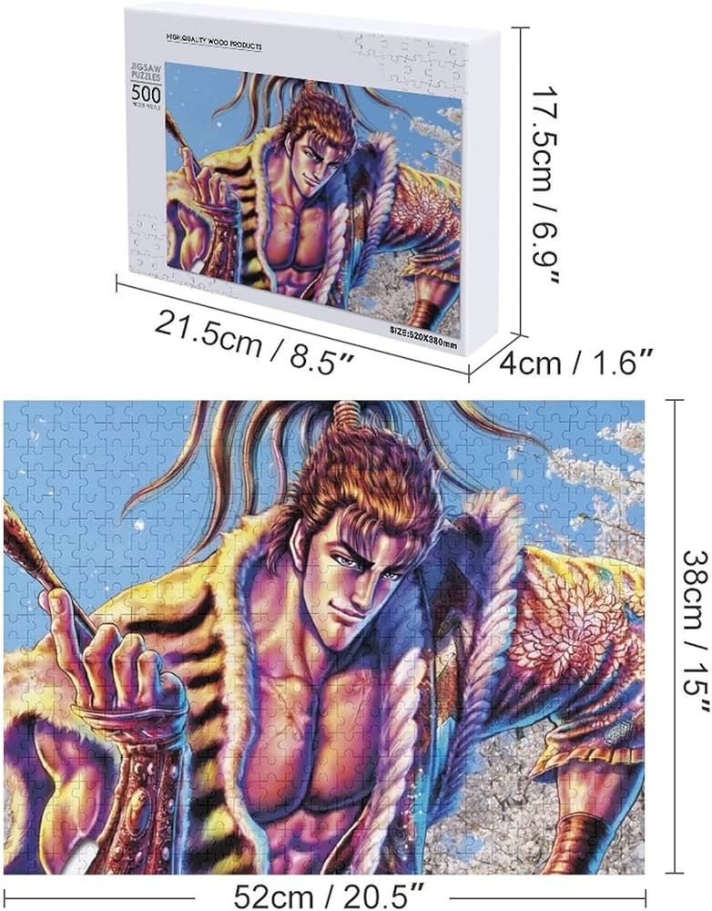 Amazon.co.jp: ジグソーパズル 花の慶次 パチンコ愛好者 虎柄 1000/500