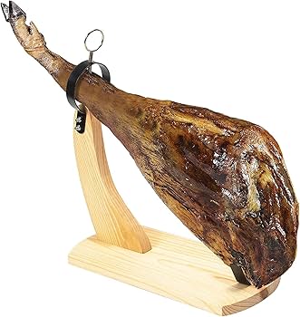 Amazon｜生ハム台 ハムスタンド ハムホルダー 滑り止めパッド付き 原木