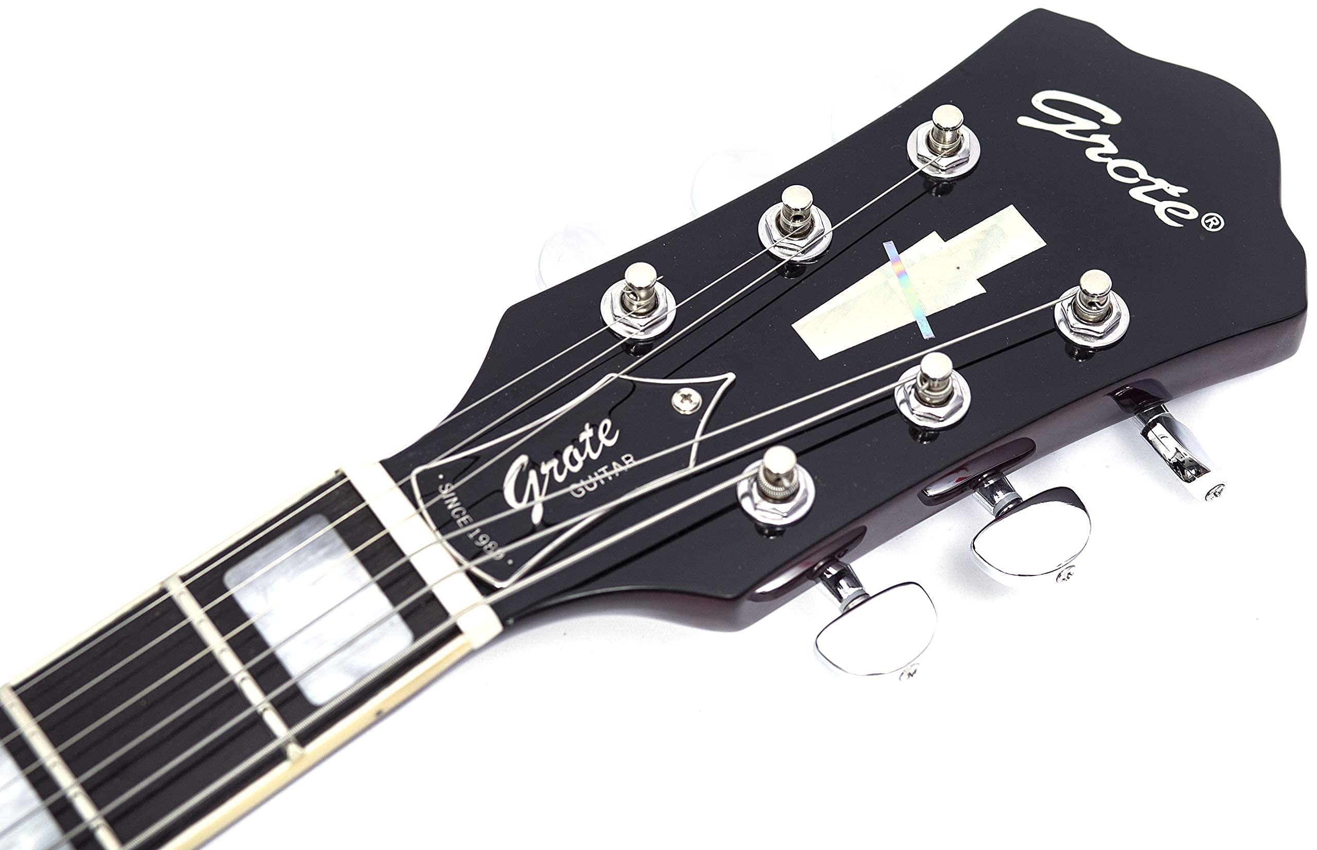 Amazon | GROTE Full Scale Electric Guitar Semi-Hollow Body Guitar