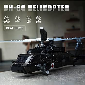 Amazon.com: UH-60 Helicopter Black Hawk Model, Military Army