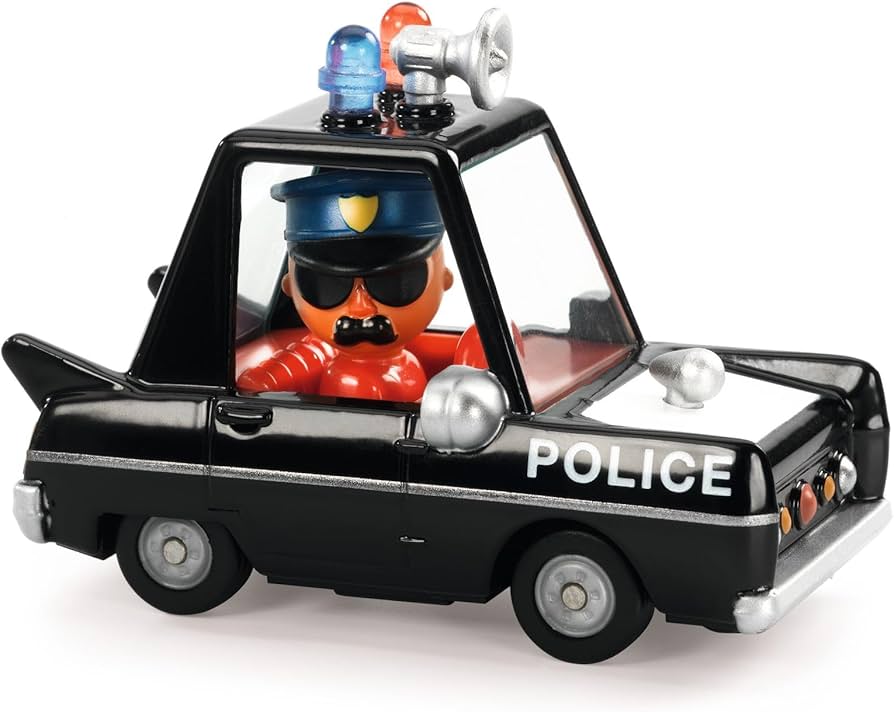 Amazon.com: DJECO Hurry Police Crazy Motors : Toys & Games