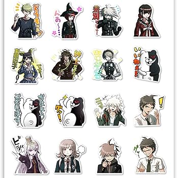 Amazon.co.jp: ダンガンロンパ ステッカー シール 狛枝凪斗 七海千秋