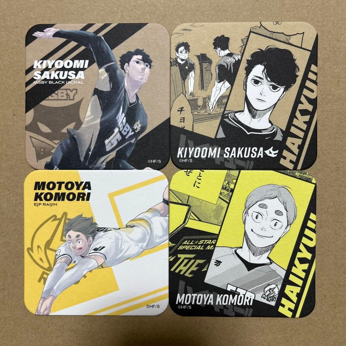 Amazon.co.jp: ハイキュー Vリーグ コースター 佐久早聖臣 古森元也