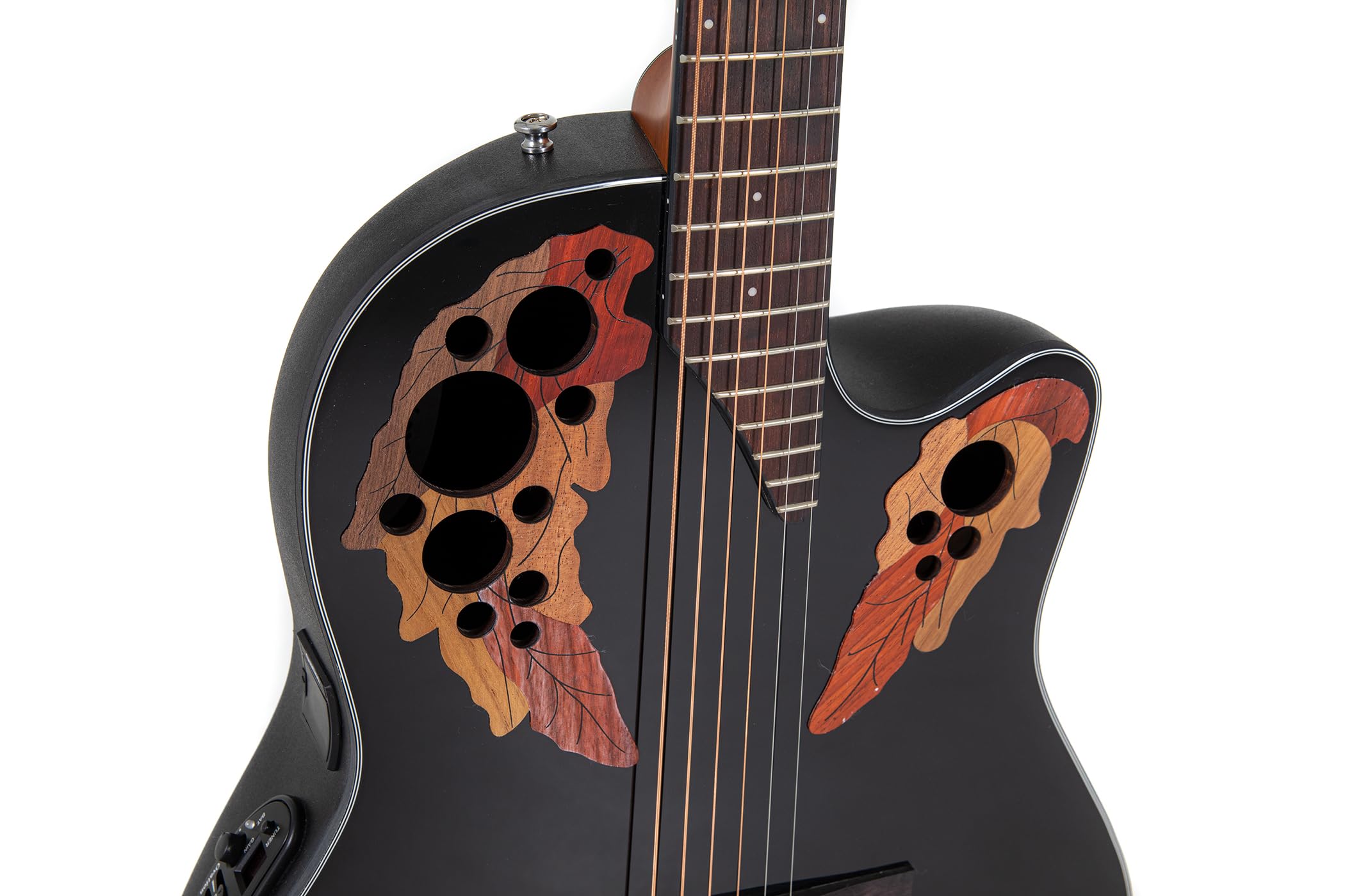 Amazon.com: Ovation Celebrity Elite CE44-5 A/E Guitar - Black