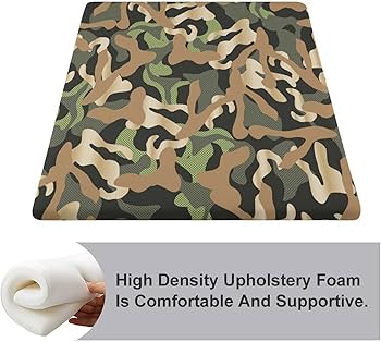 Amazon.co.jp: 座布団 クッション イエロー 迷彩柄 カモフラージュ