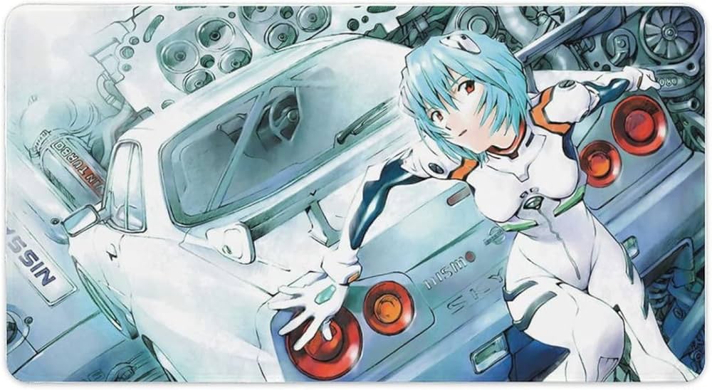 Amazon.co.jp：新世紀エヴァンゲリオンマウスパッド 大型 綾波レイ