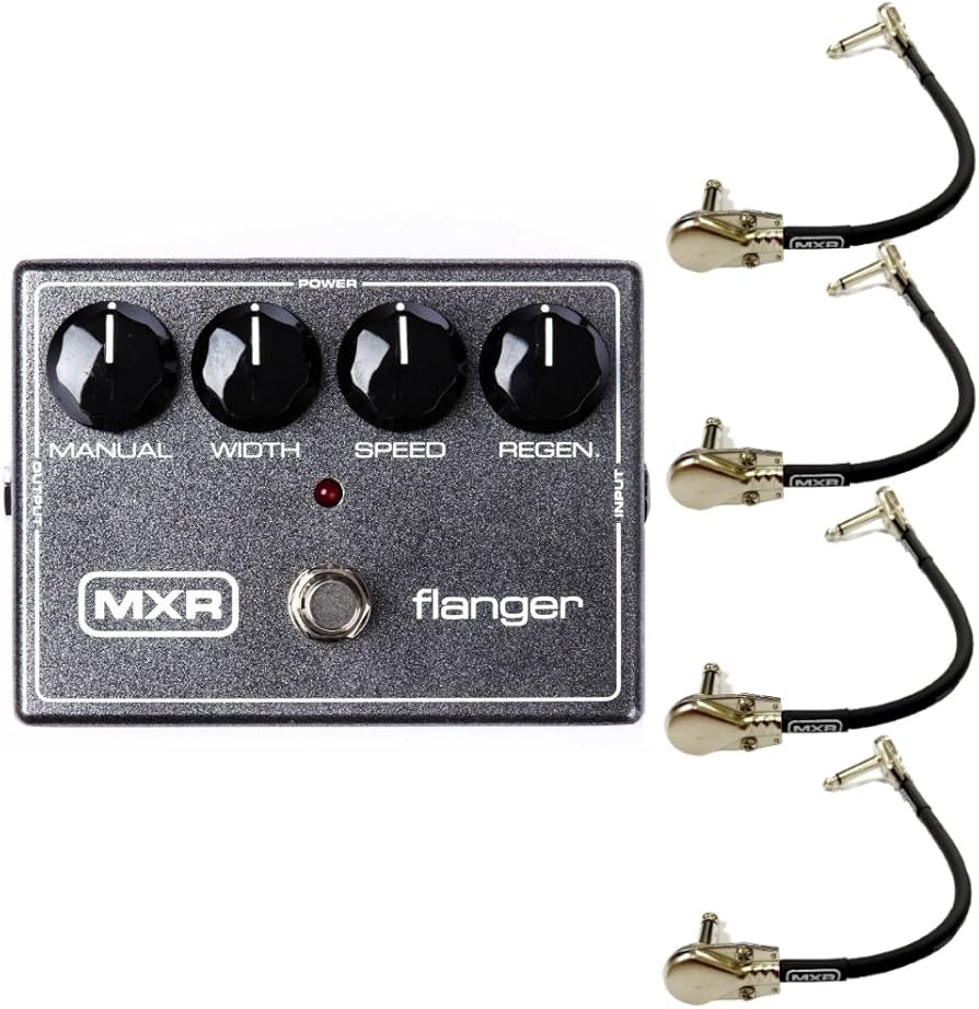 Amazon.com: MXR M117R Flanger Guitar Effects Pedal Bundle with 4