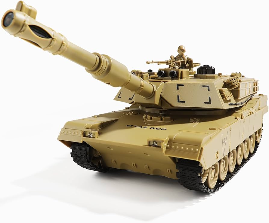 Amazon.com: Bvrorere RC Military Tank Toy, US M1A2 Abrams Remote