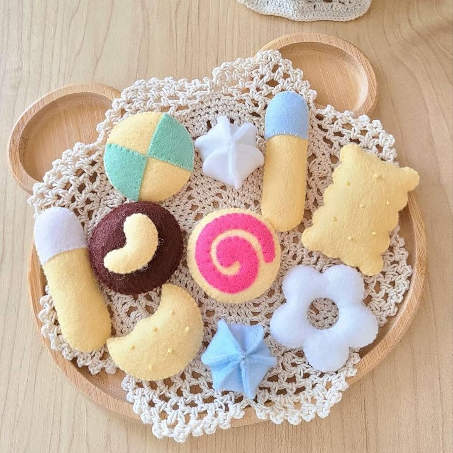 Amazon | フェルトおままごと、クッキーセット♪ | セット | おもちゃ