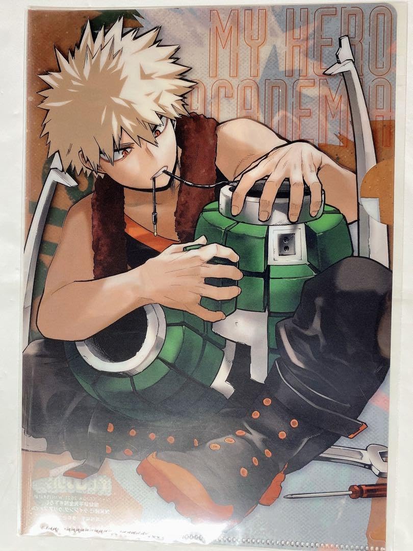 Amazon.co.jp: ヒロアカ 爆豪勝己 ライジング クリアファイル ジャンプ