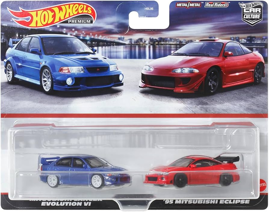 Amazon | ホットウィール(Hot Wheels) プレミアム 2パック 三菱