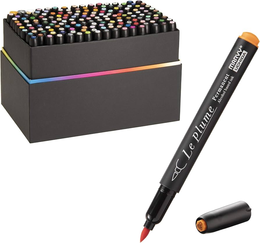 Amazon.co.jp: マービー アルコールマーカー ルプルームパーマネント