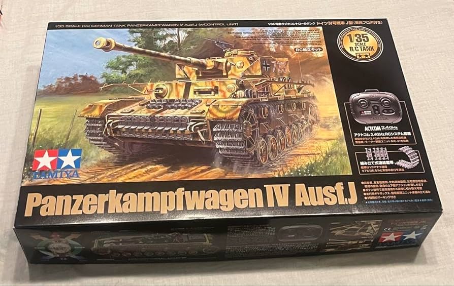 Amazon.co.jp: タミヤ1/35 電動ラジオコントロールタンク ドイツ4号