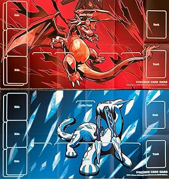 Amazon | ハーフプレイマット ルリザードンex（悪テラスタル）＆プレイ