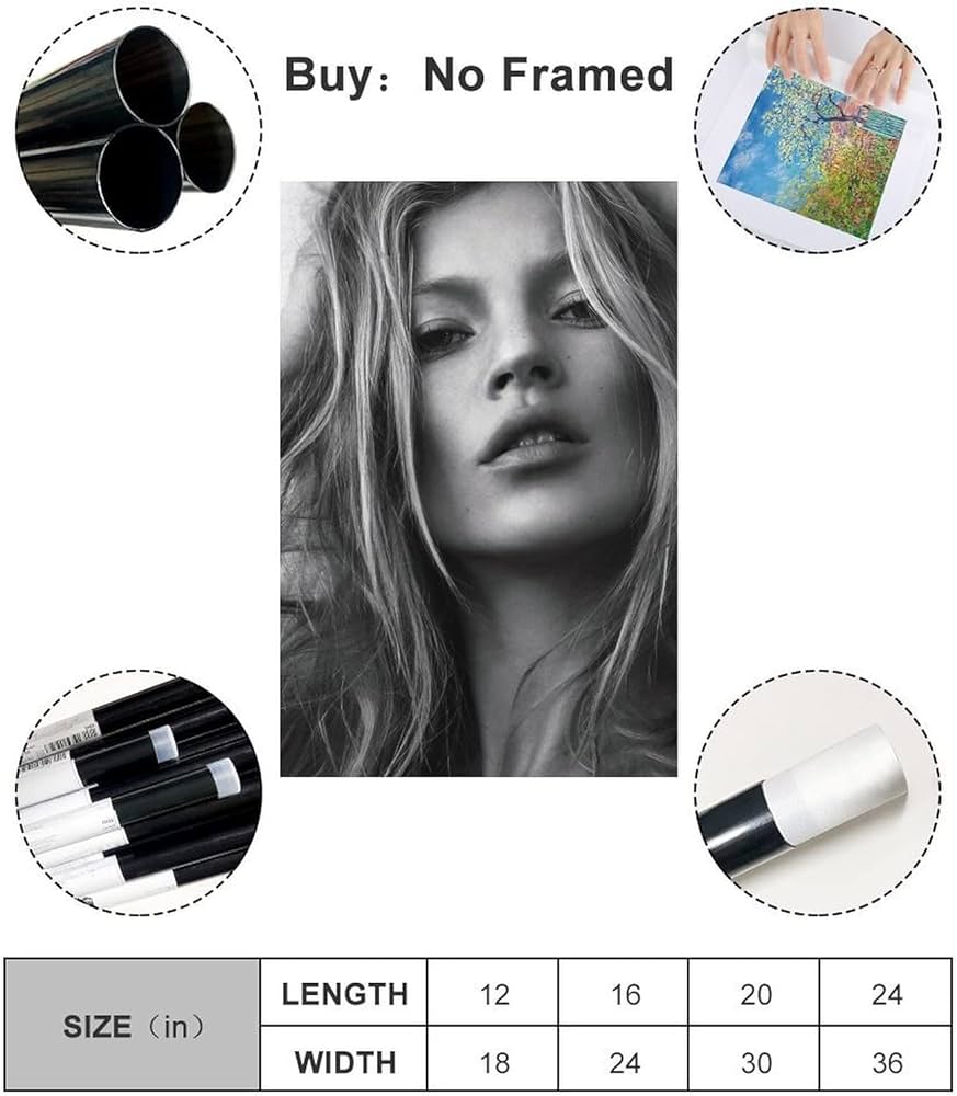 Amazon.co.jp: ケイト・モス 大 ポスター Kate Moss 印刷 ポスター