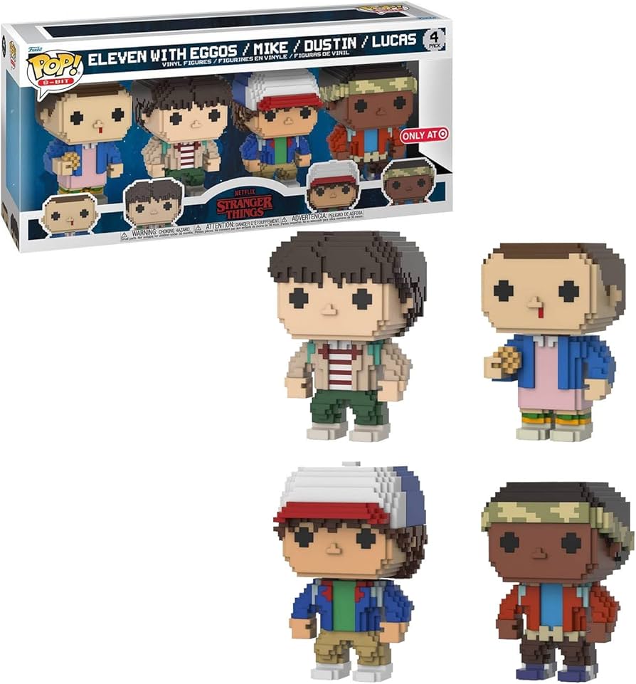 Amazon.co.jp: Funko POP! 8ビット: ストレンジャー・シングス 4パック
