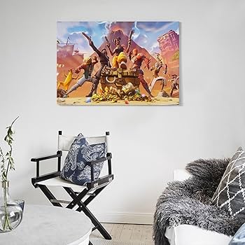 Amazon.co.jp: 『フォートナイト』巨大な火山 印刷 ポスター