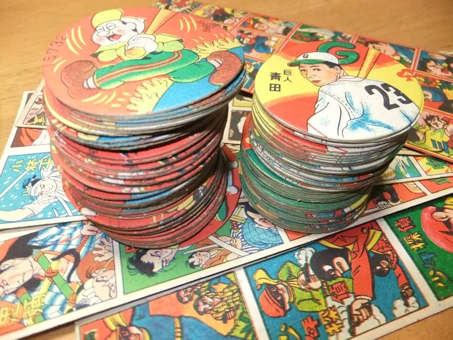 Amazon | 昭和レトロ 昭和30年代の駄菓子屋 面子 めんこ メンコ 9種