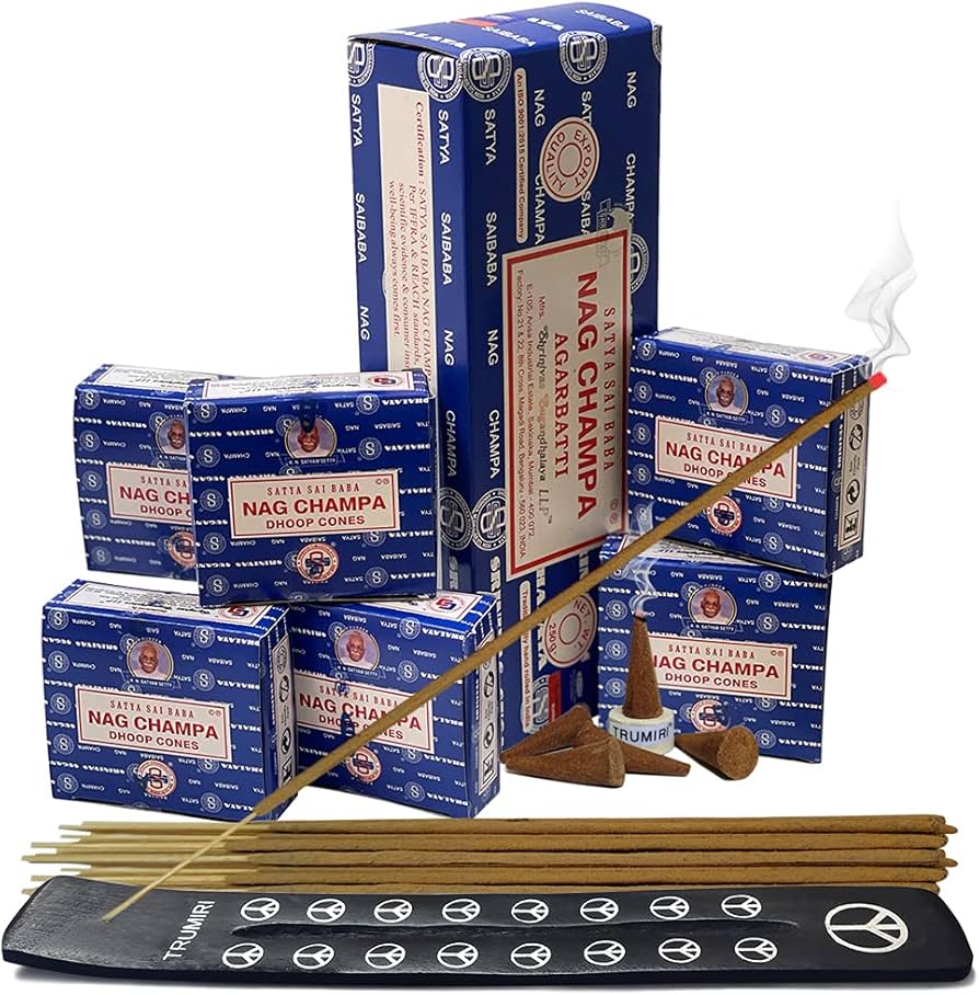 Amazon.com: Nag Champa Incense Sticks 250g and Cones Variety Pack