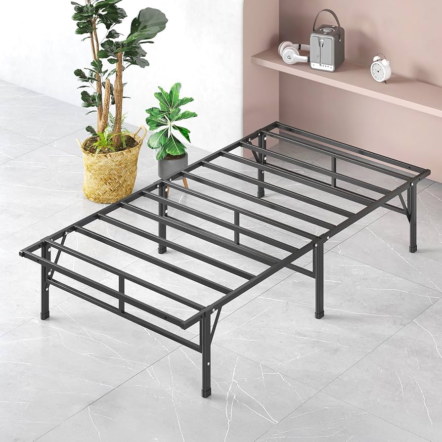 Amazon｜ZINUS Easy to Assemble ベッドフレーム シングル ブラック