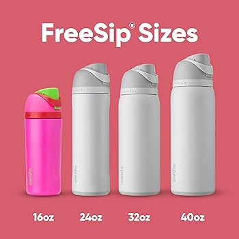 Owala Kids FreeSip Insulated Stainless Steel Water Bottle with