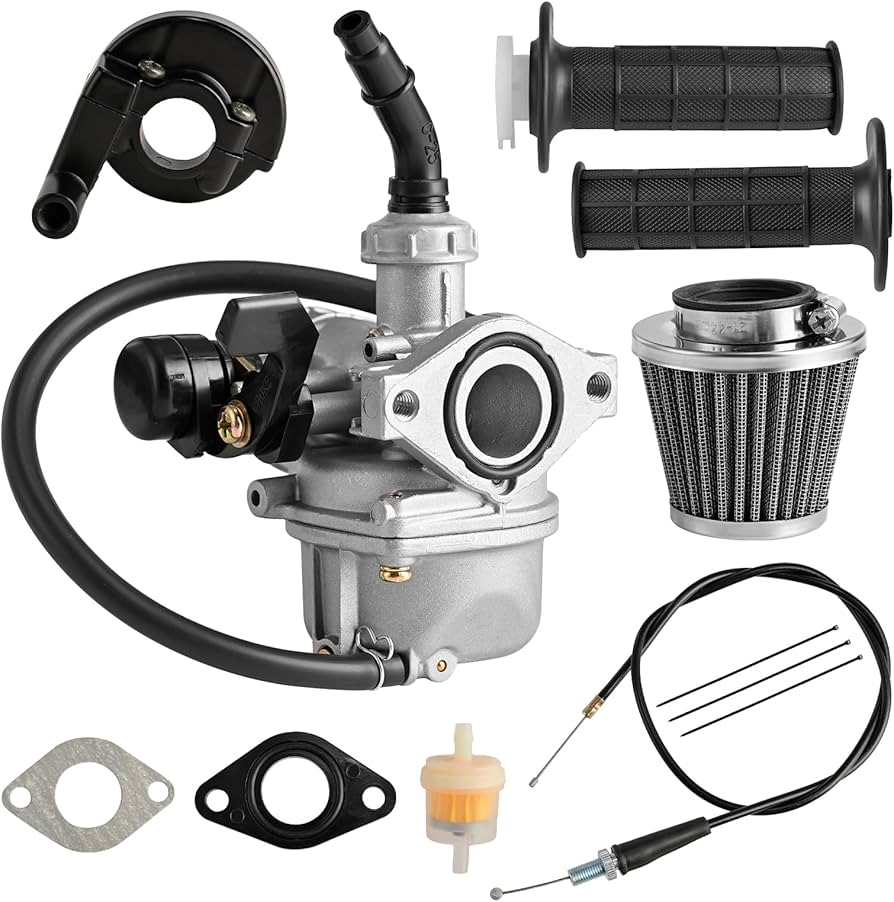 Amazon | PZ19 キャブレター スロットルケーブル ハンドルグリップと