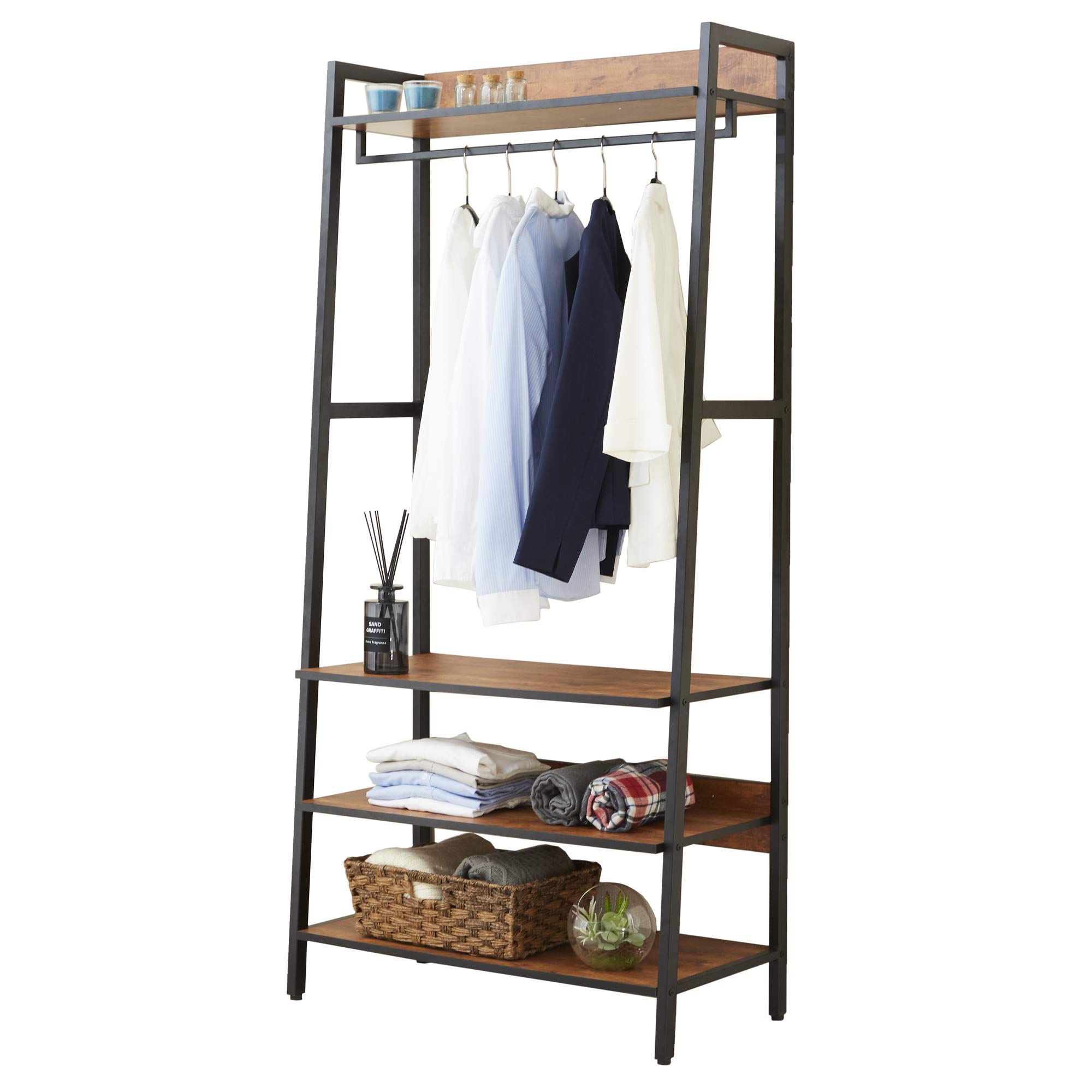 Amazon｜ドウシシャ ビスカーナ ハンガーラック ワードローブ 幅80cm