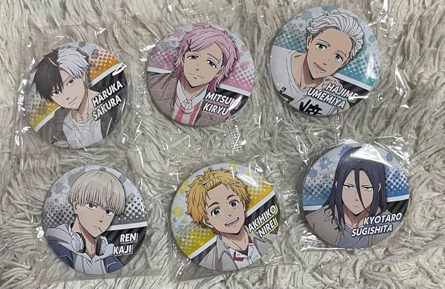 Amazon.co.jp: WIND BREAKER ウィンドブレイカー 缶バッジ ガチャ 6種