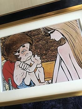 Amazon.co.jp: kj 額装品 3 松本零士 男おいどん 貴重イラスト2Lサイズ