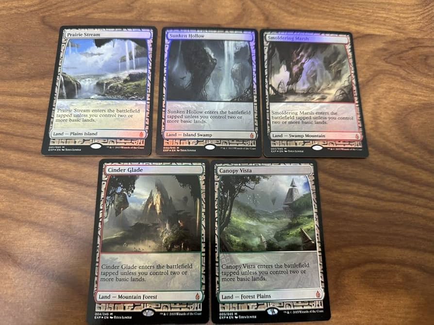 Amazon.co.jp: MTG EXPバトルランド5枚セット マスターピース : おもちゃ